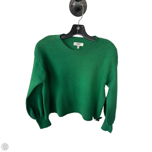 Sweater By Oat In Green, Size: M