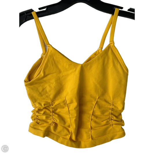Athletic Bra By Free People In Yellow, Size: Xs