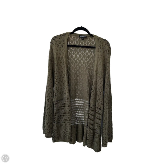 Sweater Cardigan By Inc In Green, Size: Xl