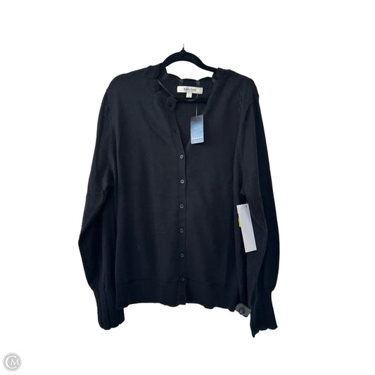 Sweater Cardigan By Torrid In Black, Size: 1x