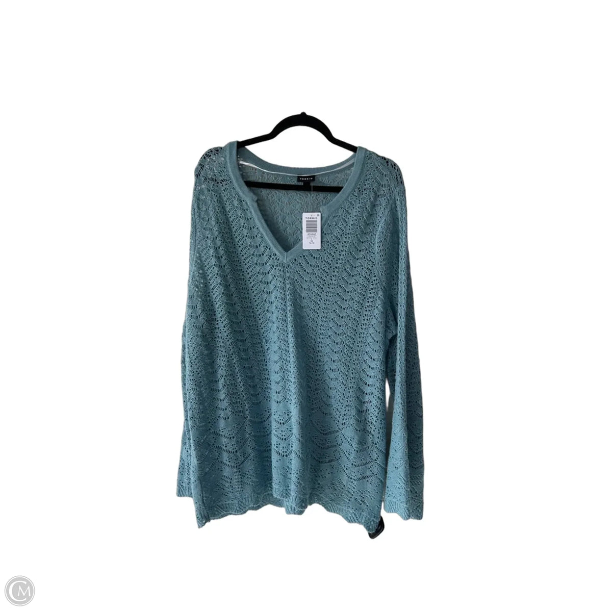 Sweater By Torrid In Blue, Size: 1x