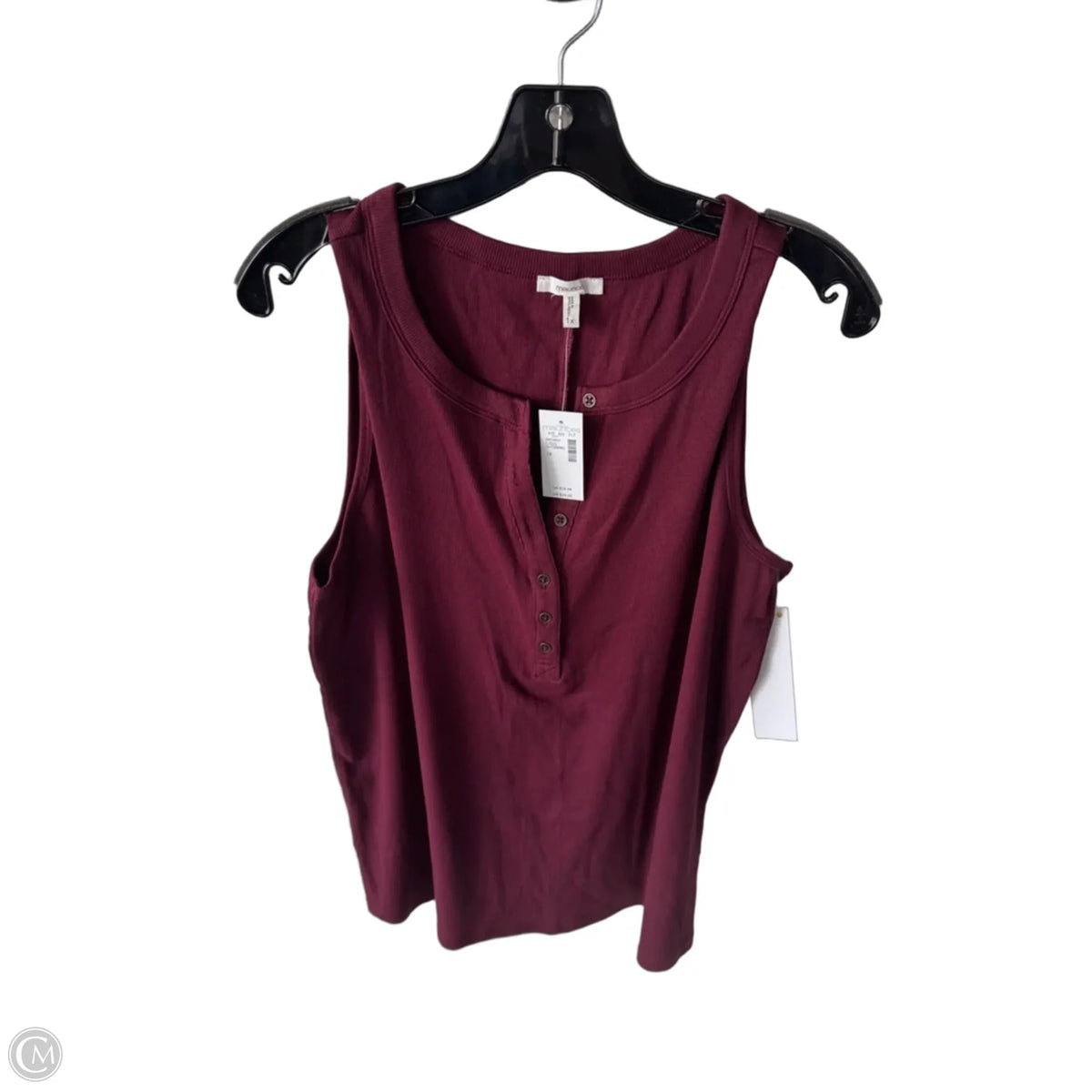 Top Sleeveless Basic By Maurices In Red, Size: 1x
