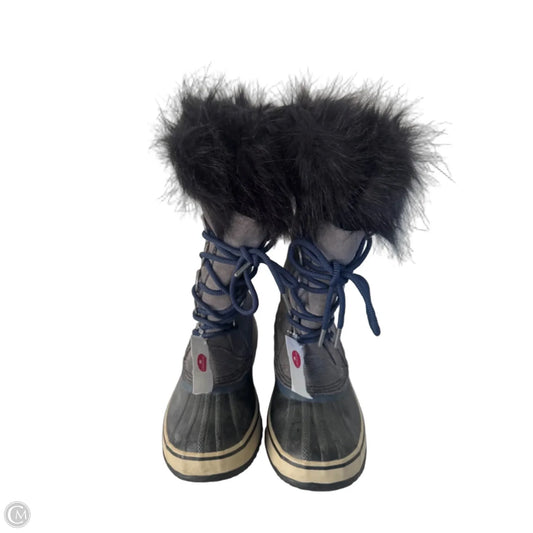 Boots Snow By Sorel In Black & Grey, Size: 7