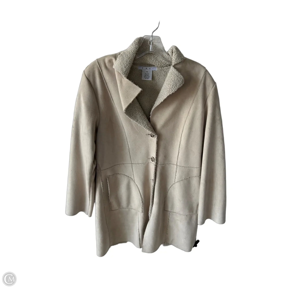 Coat Other By Cabi In Cream, Size: M