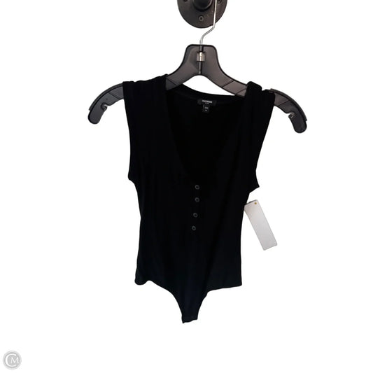 Bodysuit By Express In Black, Size: Xs
