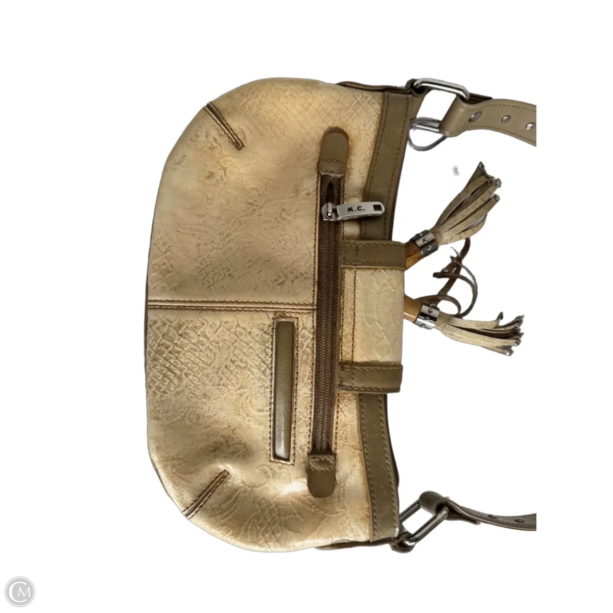 Handbag Leather By Cmc, Size: Small