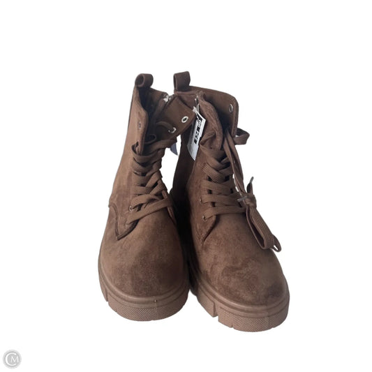 Boots Mid-calf Flats By Cape Robbin In Brown, Size: 7