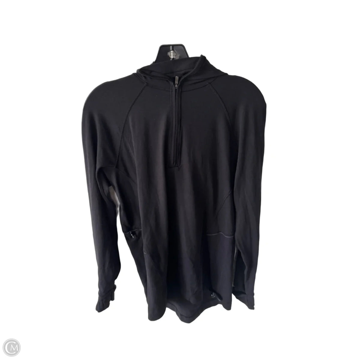 Athletic Jacket By Lululemon In Black, Size: M