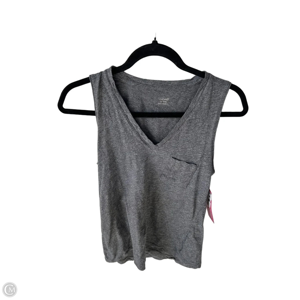 Top Sleeveless Basic By Madewell In Grey, Size: Xxs