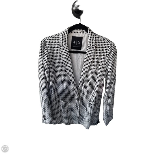 Blazer By Armani Exchange In Black & White, Size: Xs