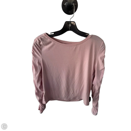 Athletic Top Long Sleeve Crewneck By Athleta In Pink, Size: S