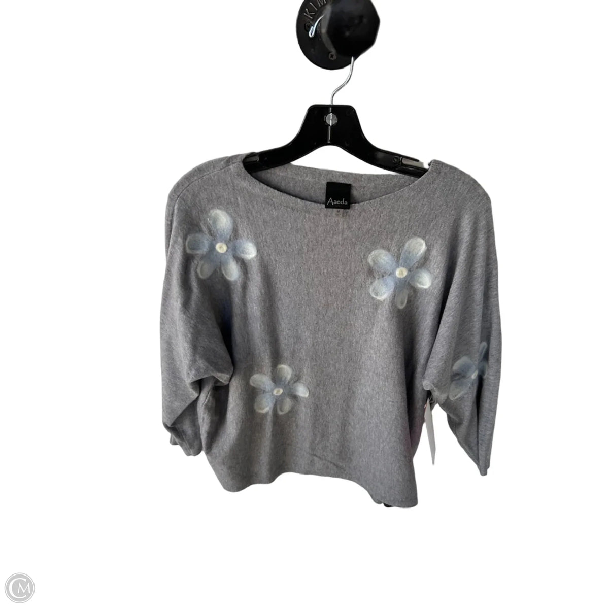 Sweater By Aaeda In Blue & Grey, Size: M