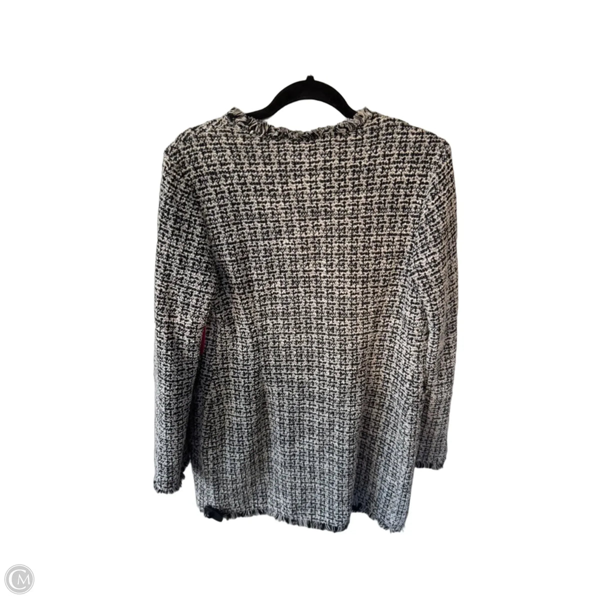 Blazer By Laundry In Black & White, Size: S