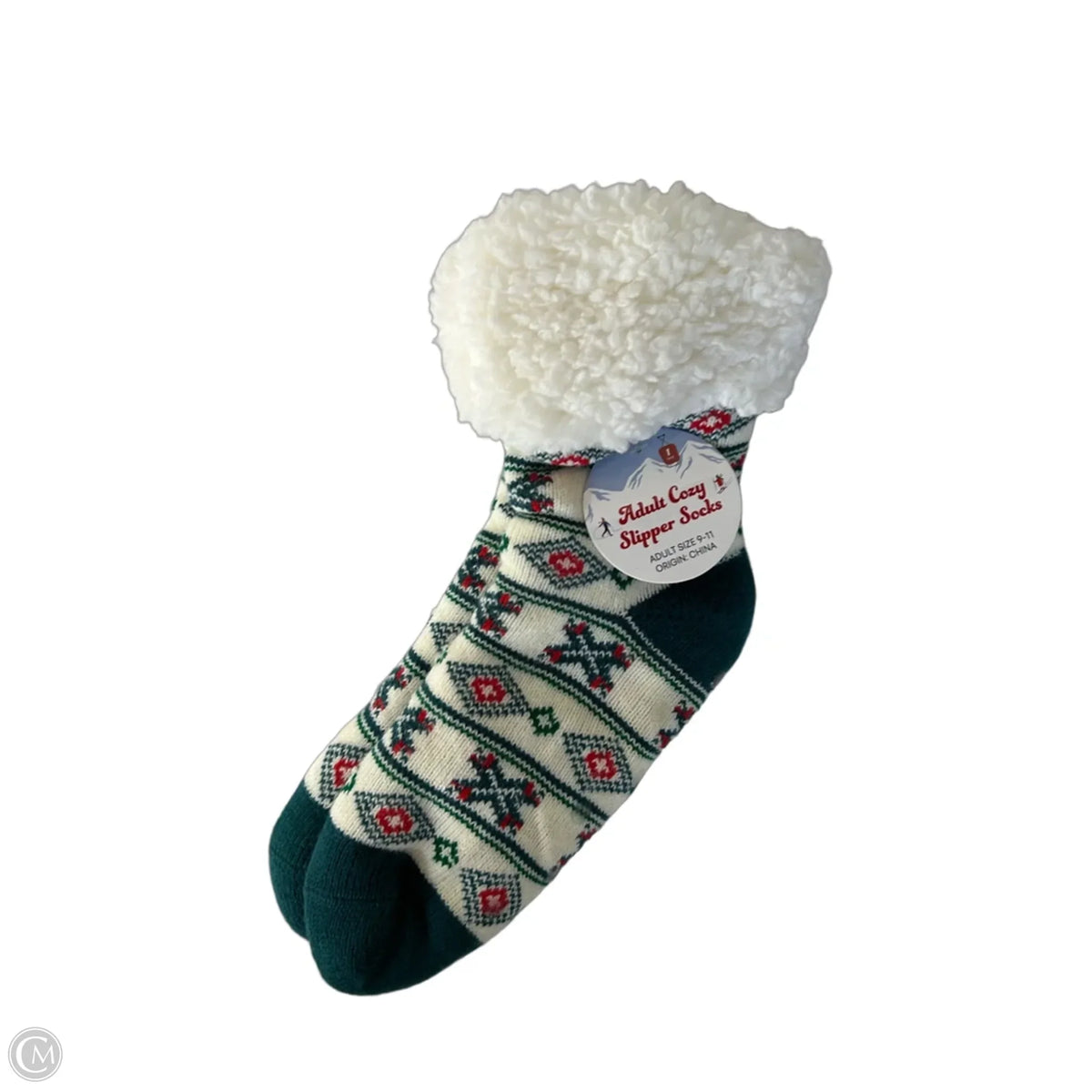 Socks By Target In Green & White, Size: Osfm