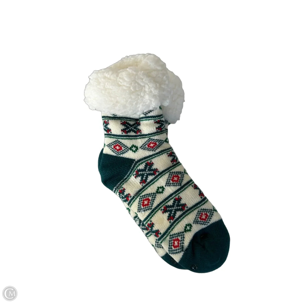 Socks By Target In Green & White, Size: Osfm