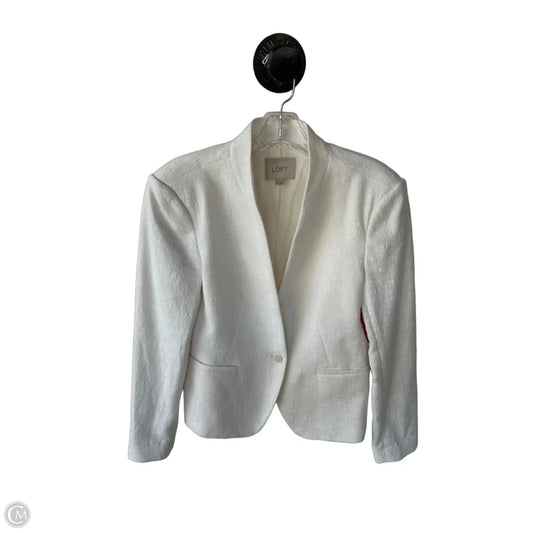 Blazer By Loft In White, Size: S