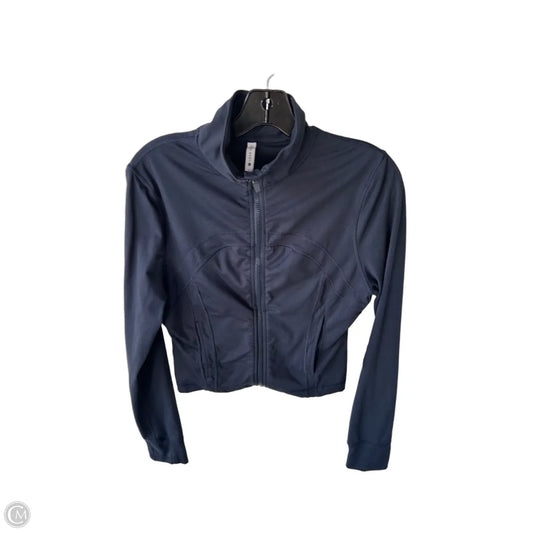 Athletic Jacket By Love Tree In Blue, Size: L