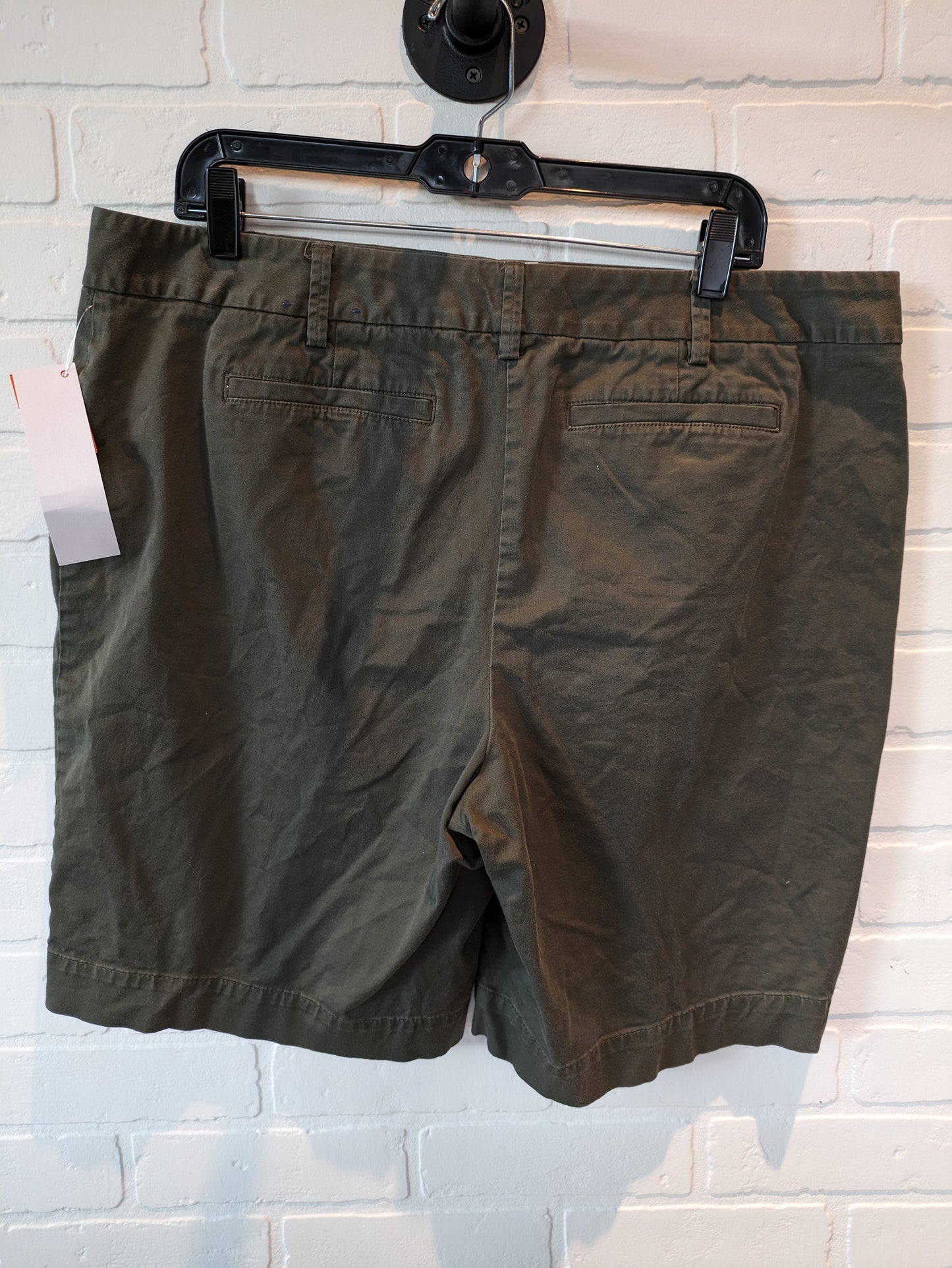 Green Shorts Lands End, Size 16