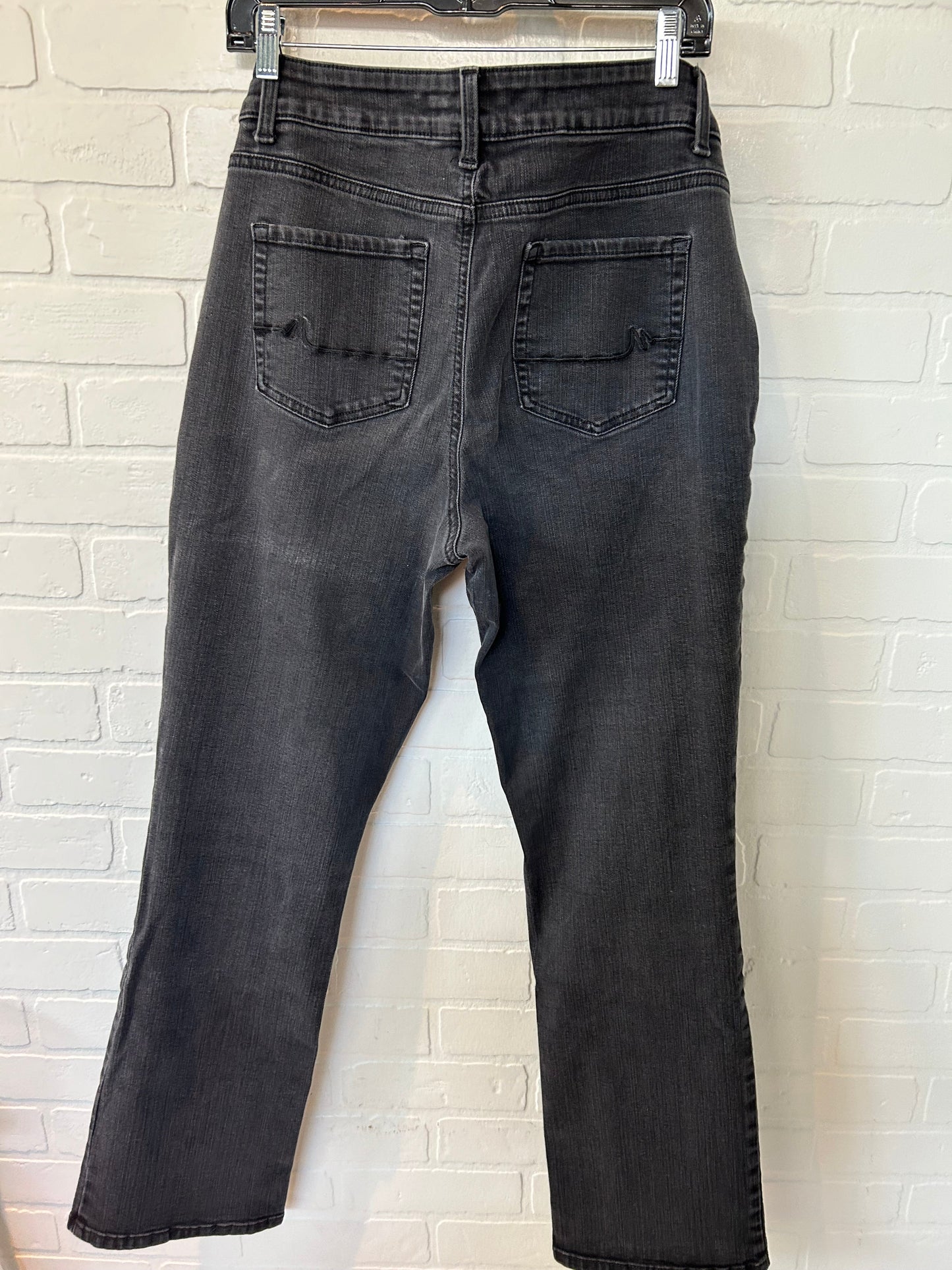 Black Denim Jeans Straight Maurices, Size 14