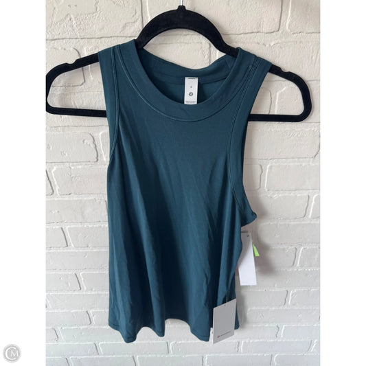 Athletic Tank Top By Lululemon In Blue, Size: M