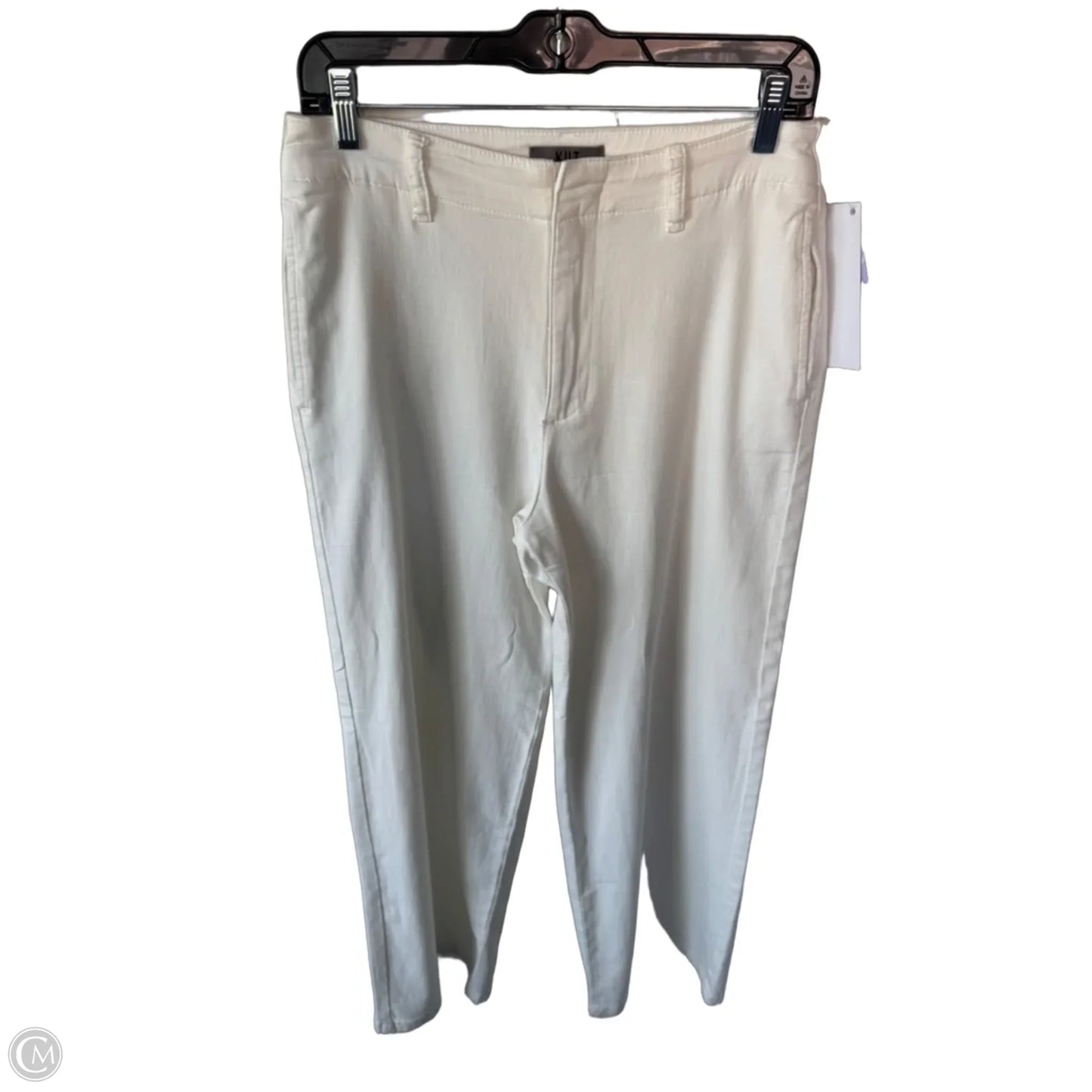 Pants Wide Leg By Kut In White, Size: 4