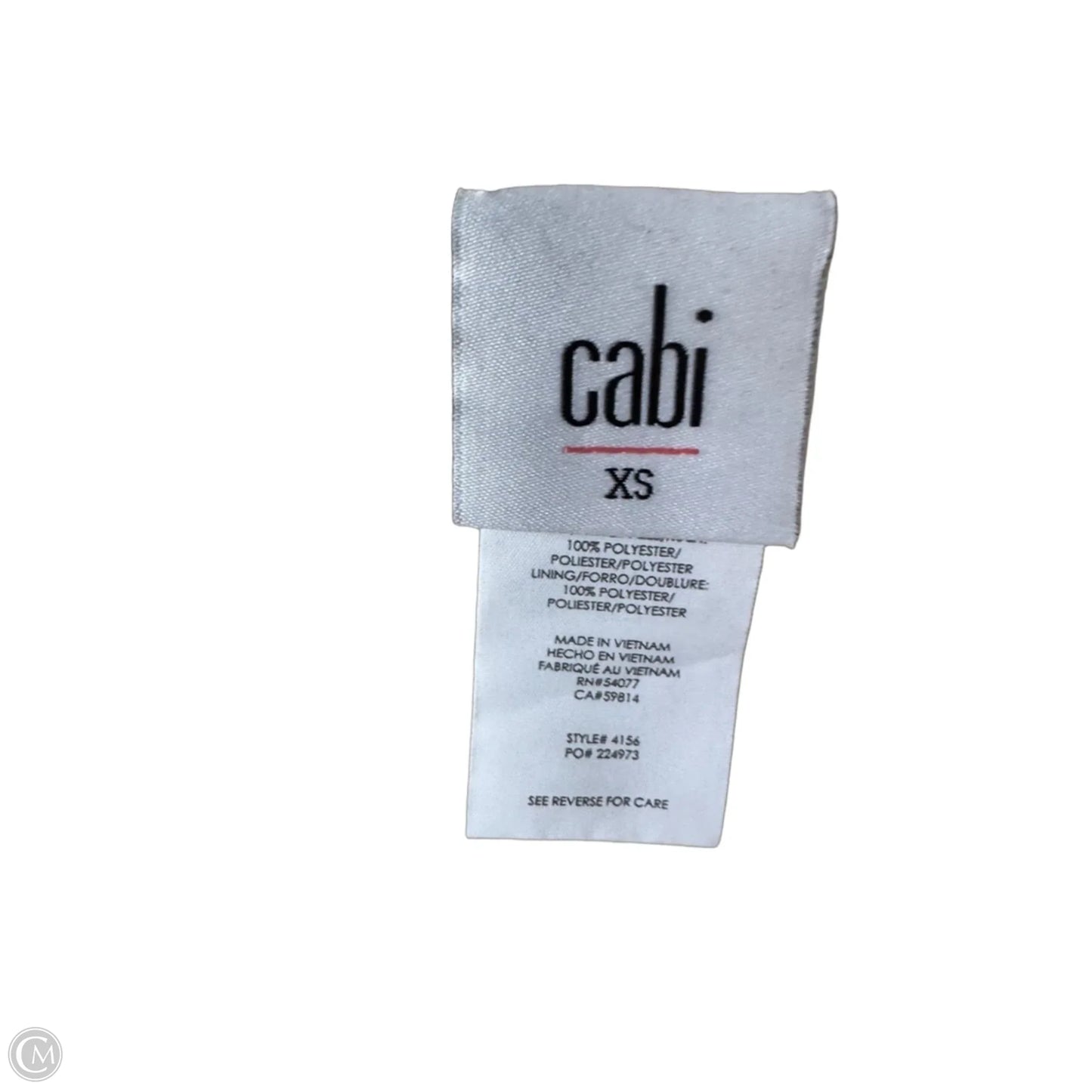 Top 2pc Long Sleeve By Cabi In Tan & White, Size: Xs