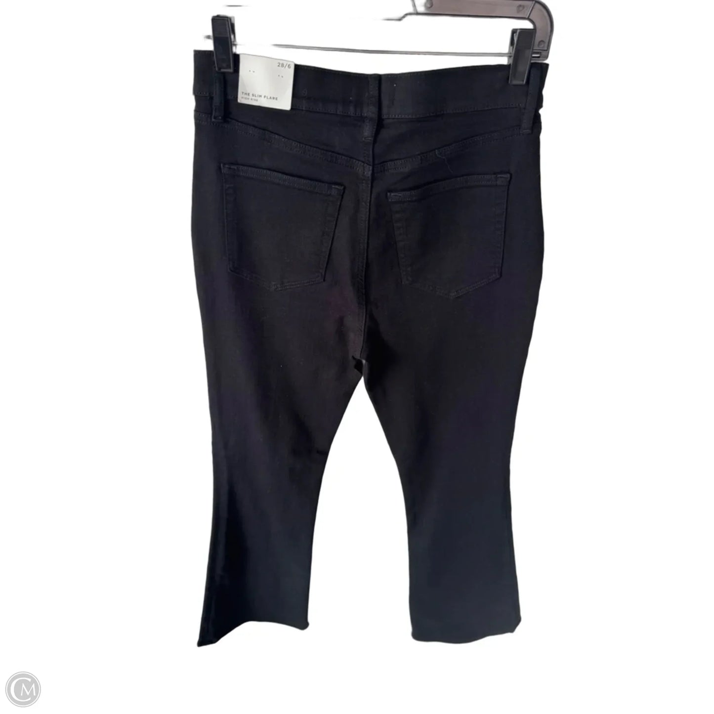 Jeans Flared By Loft In Black, Size: 6