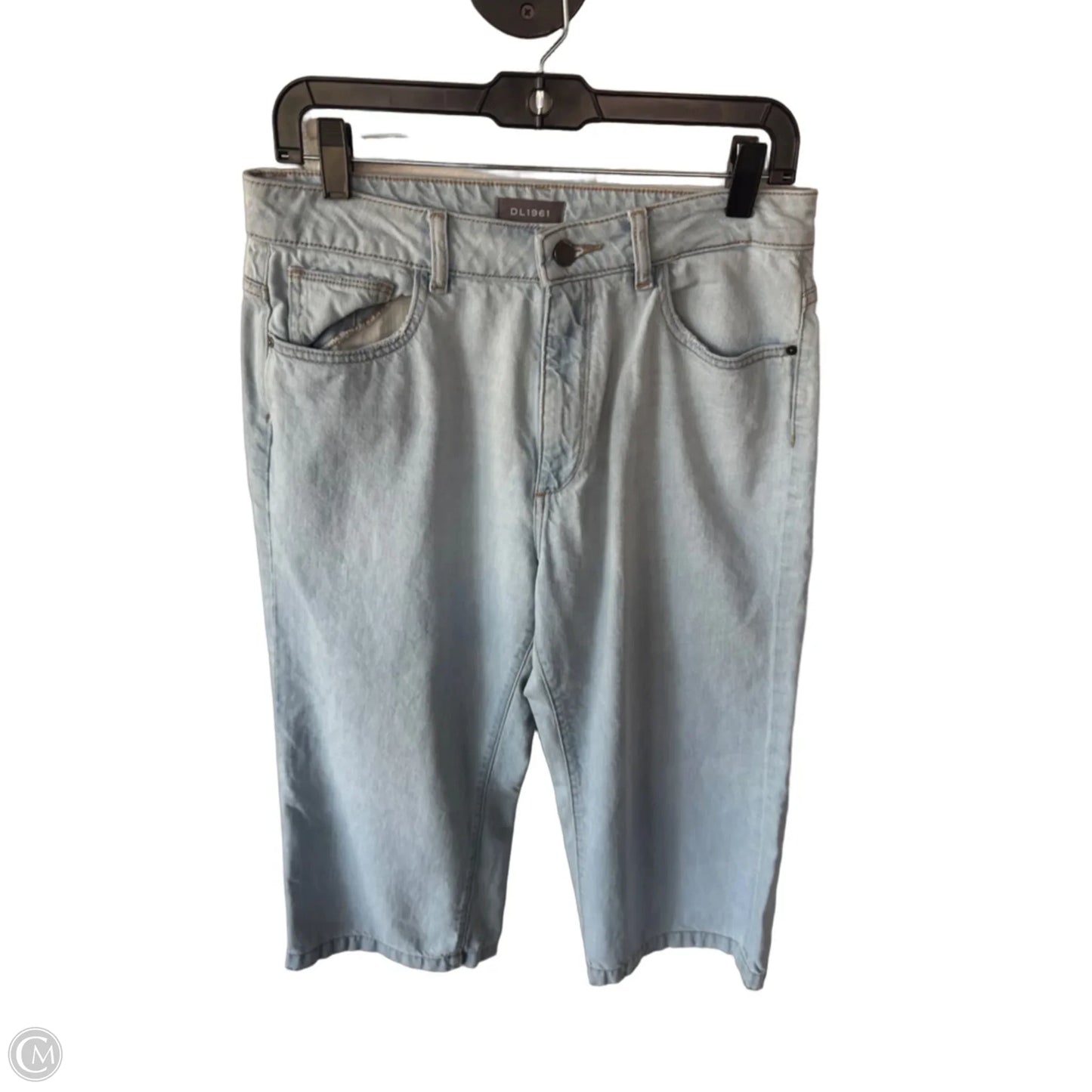 Jeans Cropped By Dl1961 In Blue Denim, Size: 8