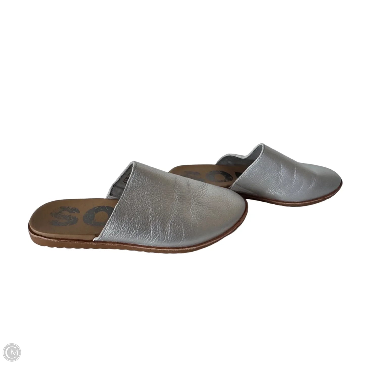 Shoes Flats By Sorel In Silver, Size: 8