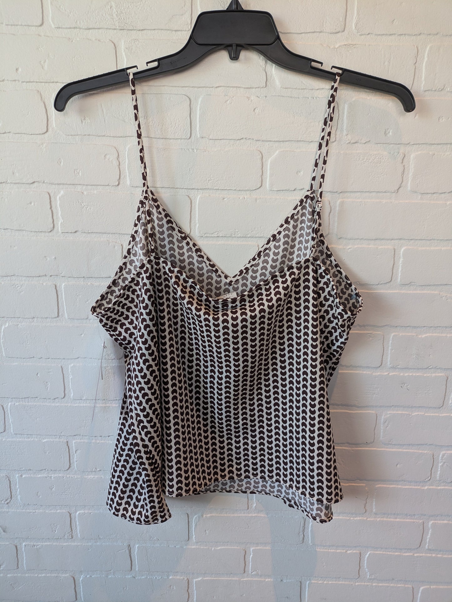 Brown & Cream Top Cami A New Day, Size Xl