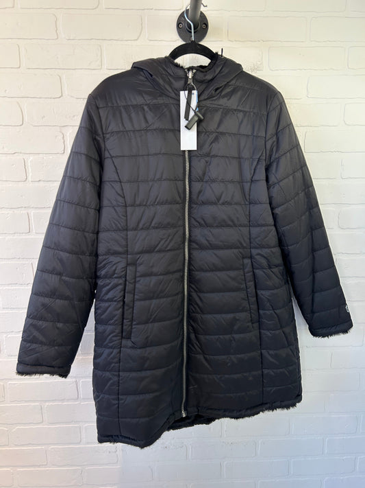 Coat Puffer & Quilted By Free Country In Black, Size: L