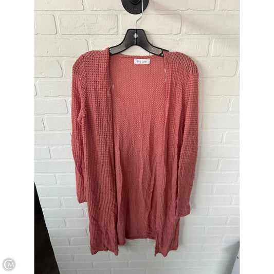 Cardigan By Clothes Mentor In Peach, Size: L