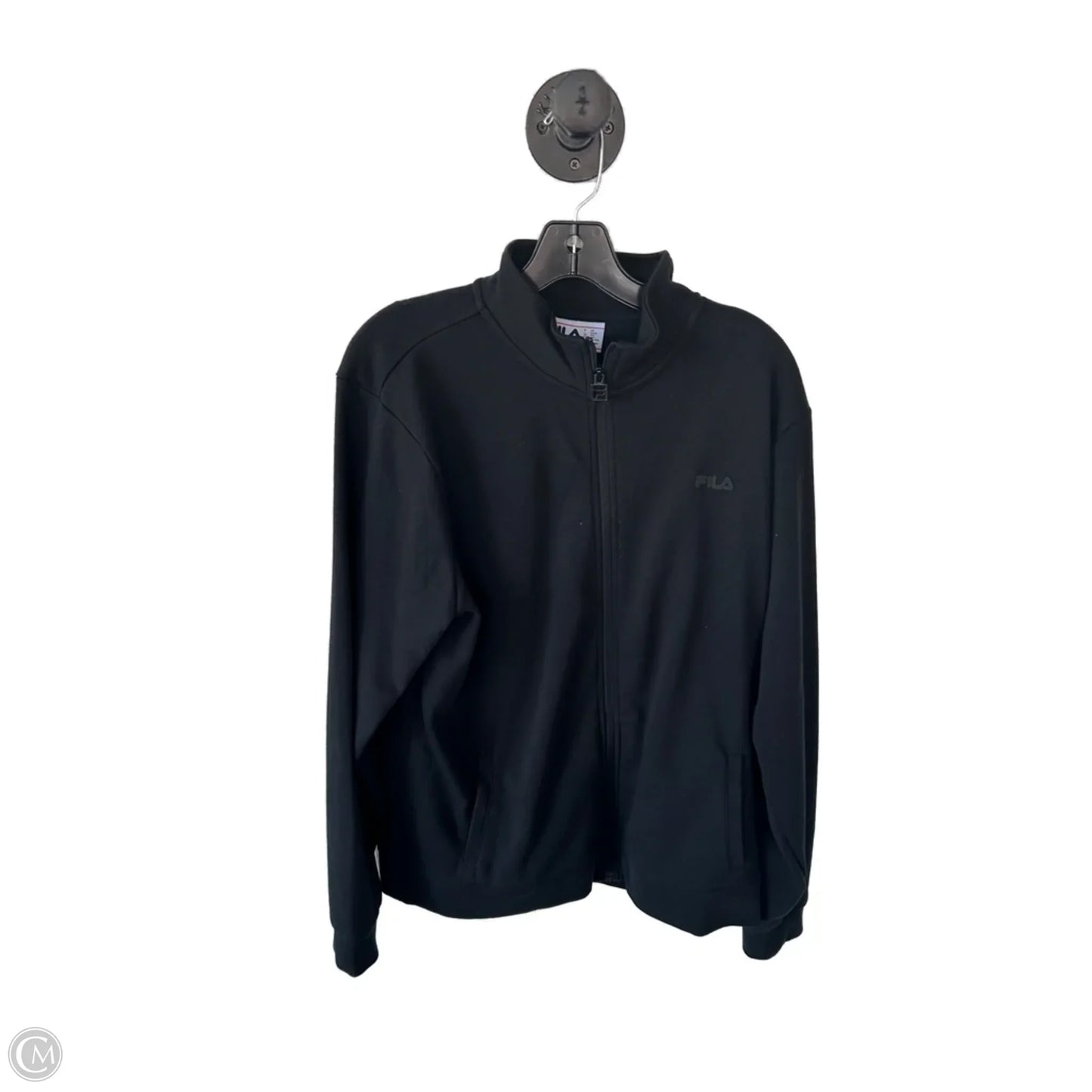 Athletic Jacket By Fila In Black, Size: Xxl