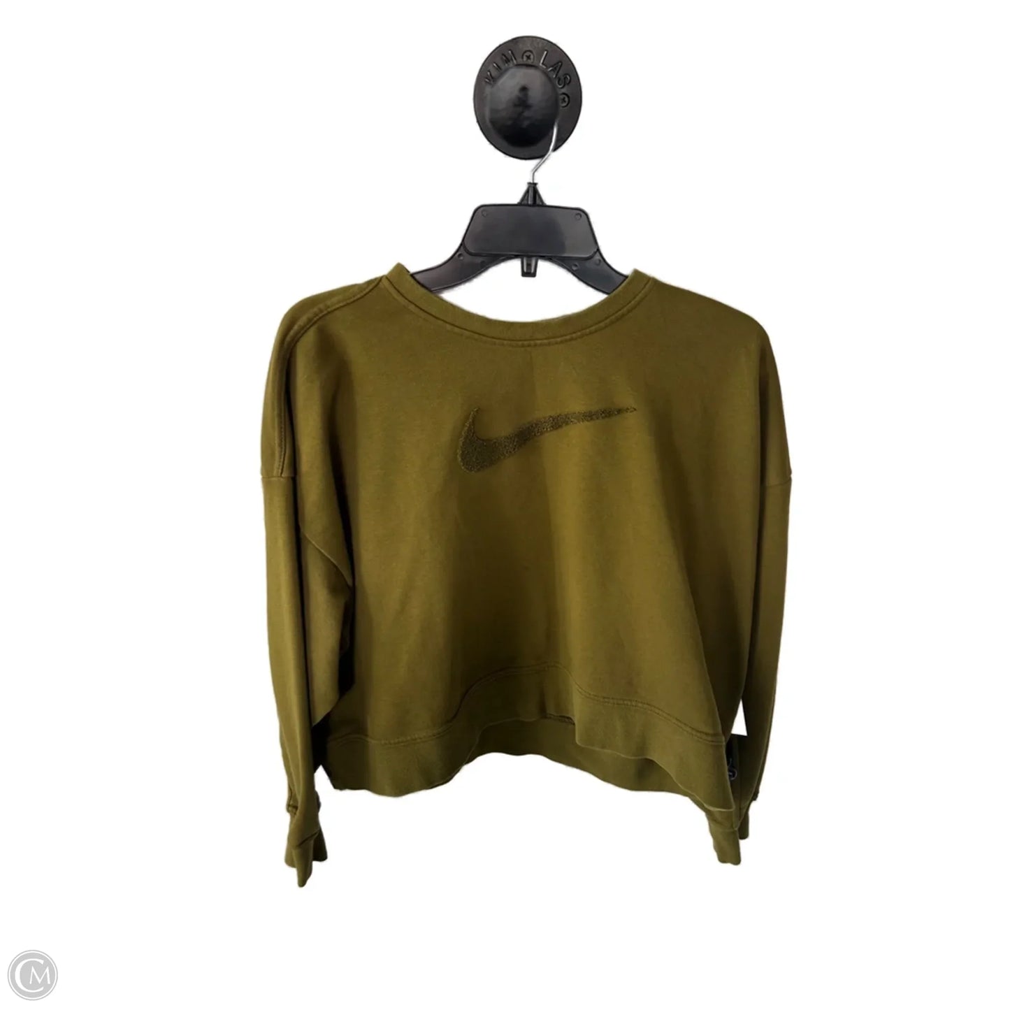 Sweatshirt Crewneck By Nike In Green, Size: L