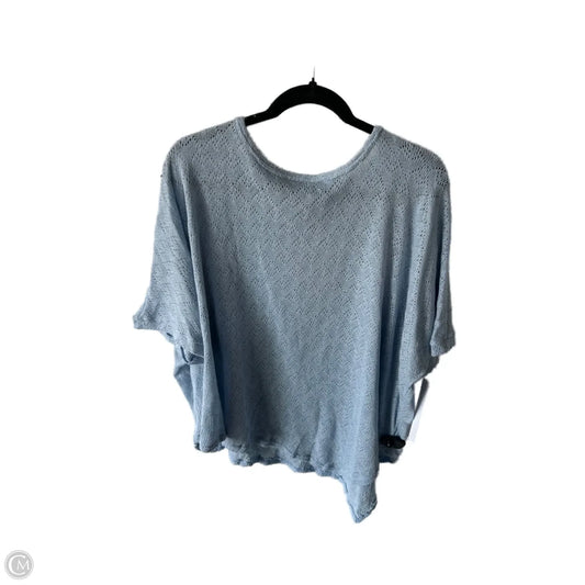 Sweater Short Sleeve By Heimish Usa In Blue, Size: 2x