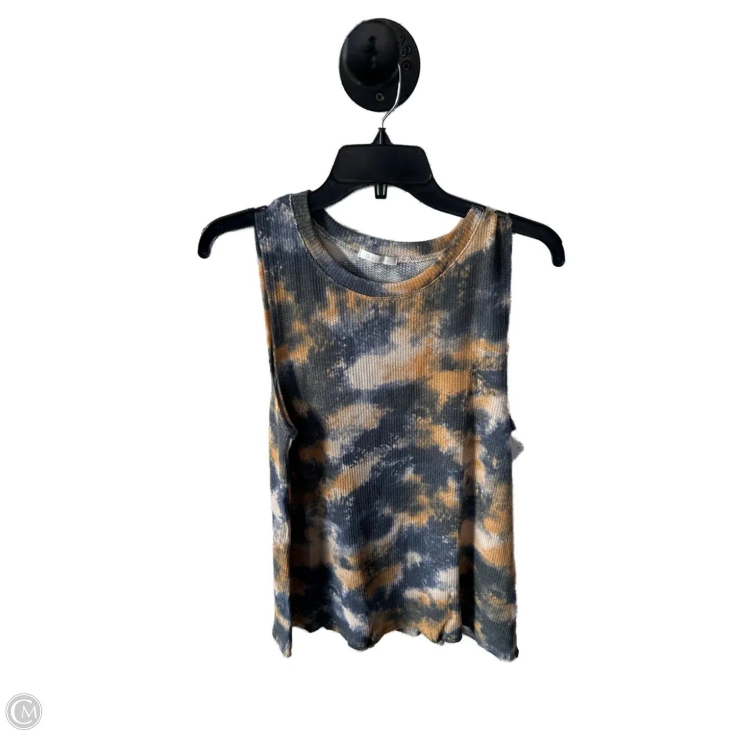 Top Sleeveless By Clothes Mentor In Blue & Yellow, Size: L