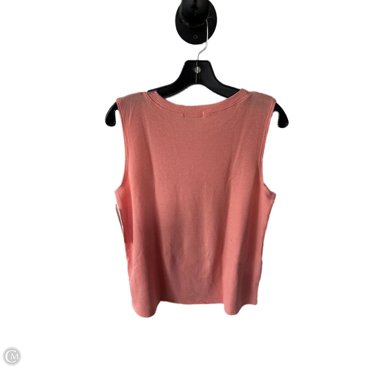 Top Sleeveless By Clothes Mentor In Coral, Size: L