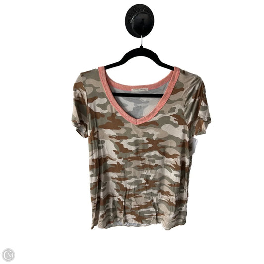 Top Short Sleeve By Clothes Mentor In Camouflage Print, Size: S