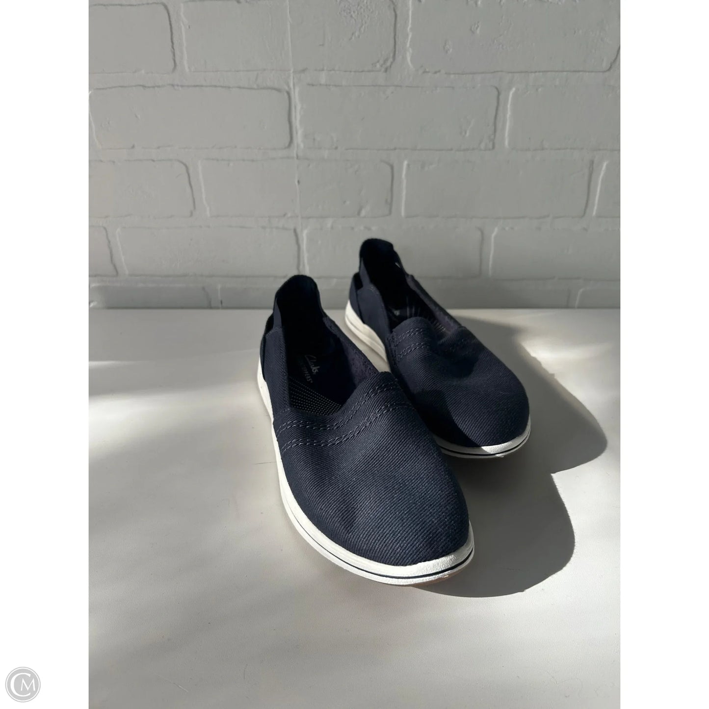 Shoes Flats By Clarks In Blue, Size: 8.5