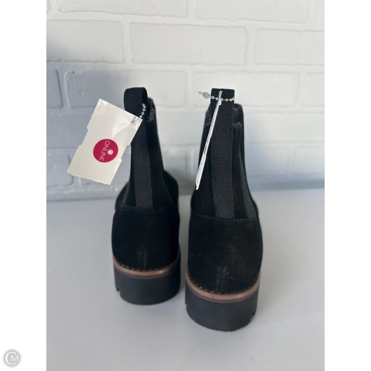 Boots Ankle Flats By Crown Vintage In Black, Size: 8.5