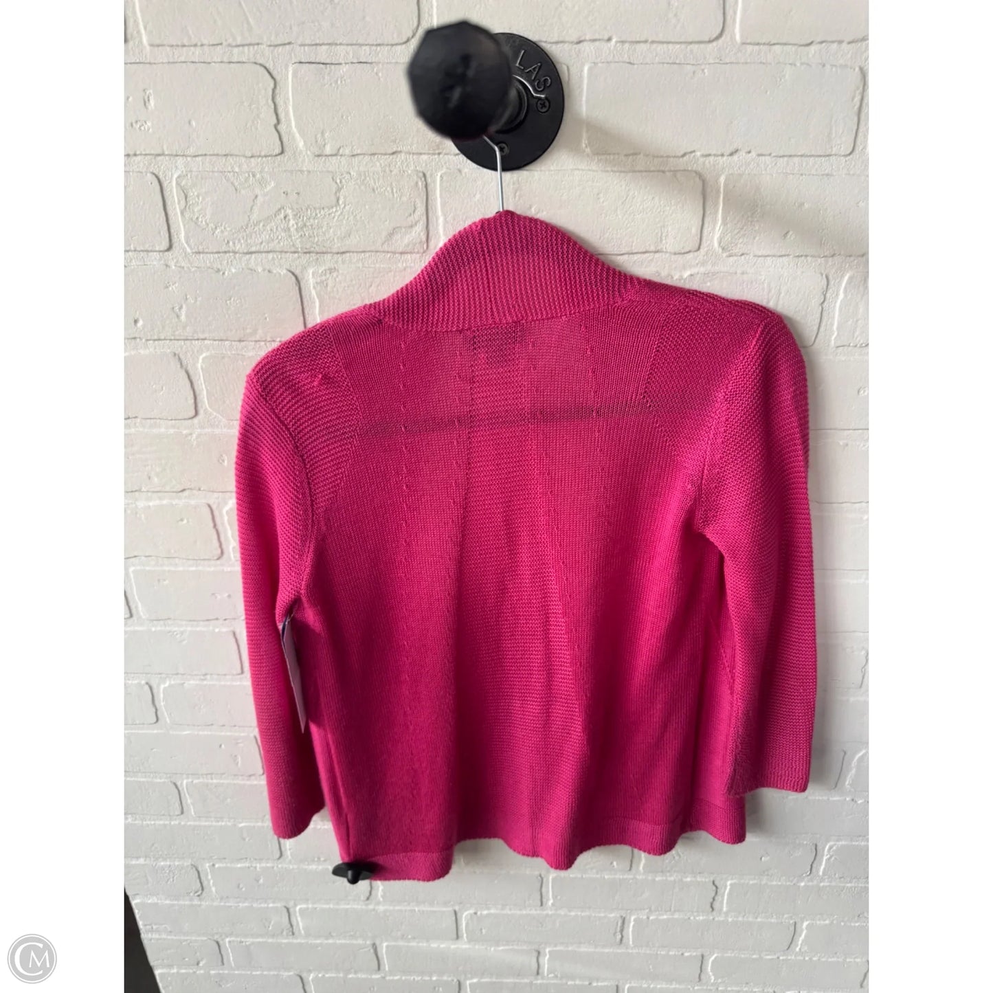 Sweater Cardigan By Worthington In Pink, Size: S