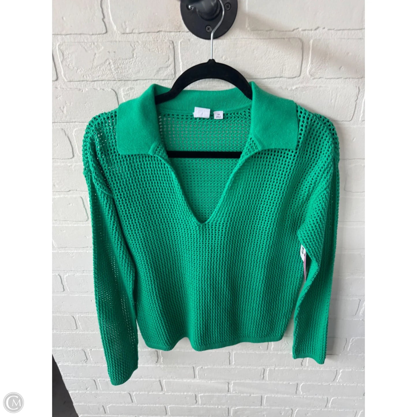 Sweater By Gap In Green, Size: Xs