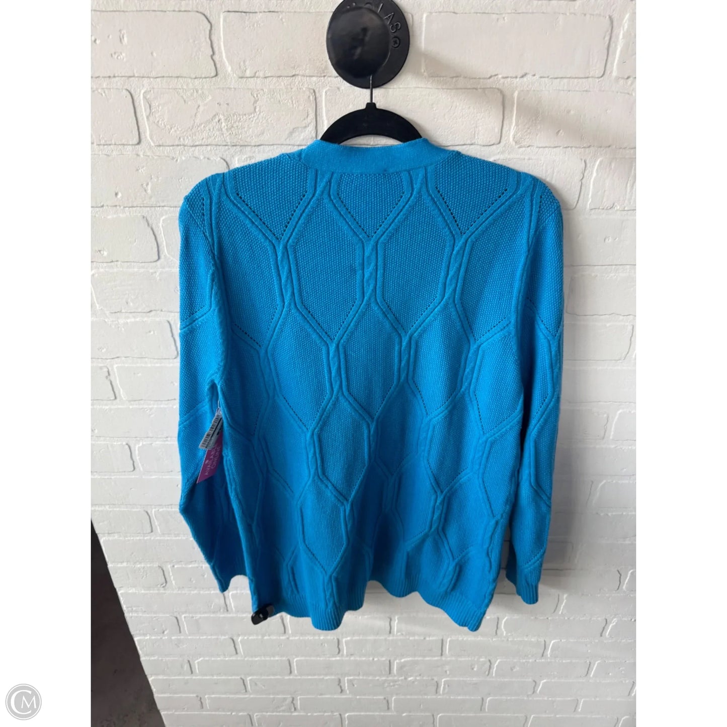 Sweater Cardigan By Talbots In Blue, Size: S