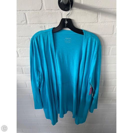 Cardigan By Chicos In Blue, Size: L