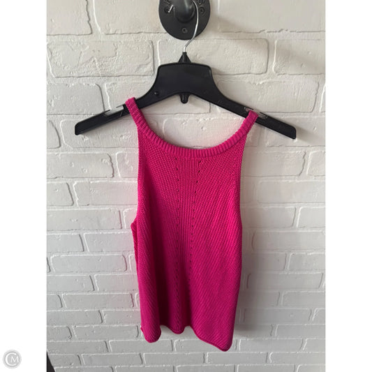Vest Sweater By Ee Some In Pink, Size: M