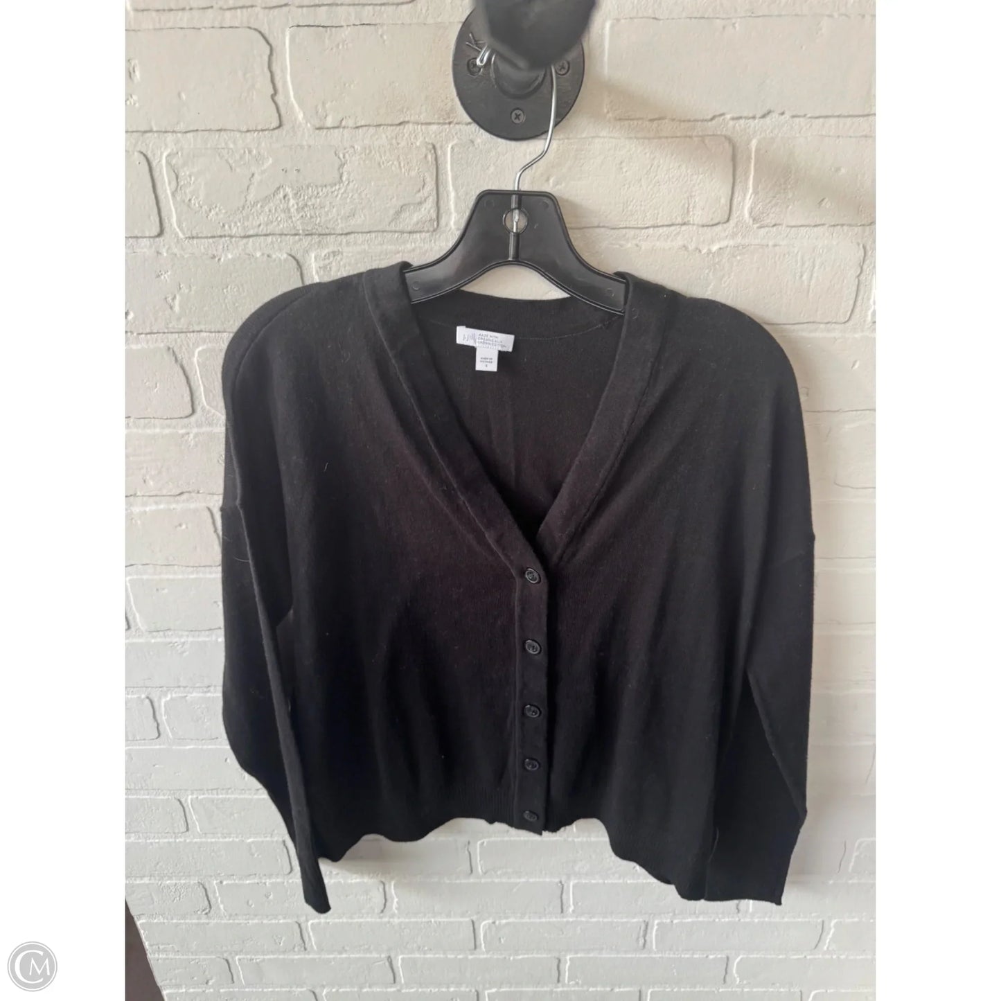 Sweater Cardigan By J. Jill In Black, Size: S