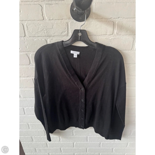 Sweater Cardigan By J. Jill In Black, Size: S