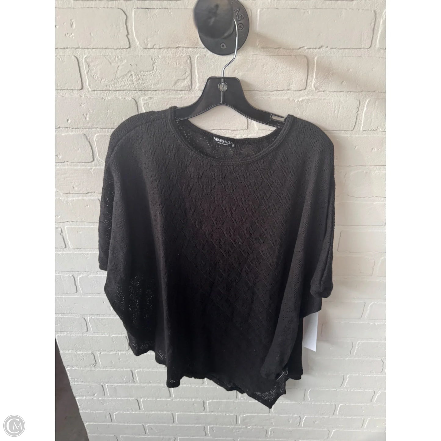 Sweater Short Sleeve By Heimish Usa In Black, Size: 3x