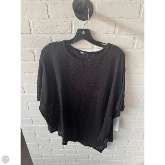 Sweater Short Sleeve By Heimish Usa In Black, Size: 3x