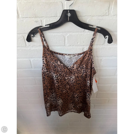 Top Sleeveless By Clothes Mentor In Animal Print, Size: S